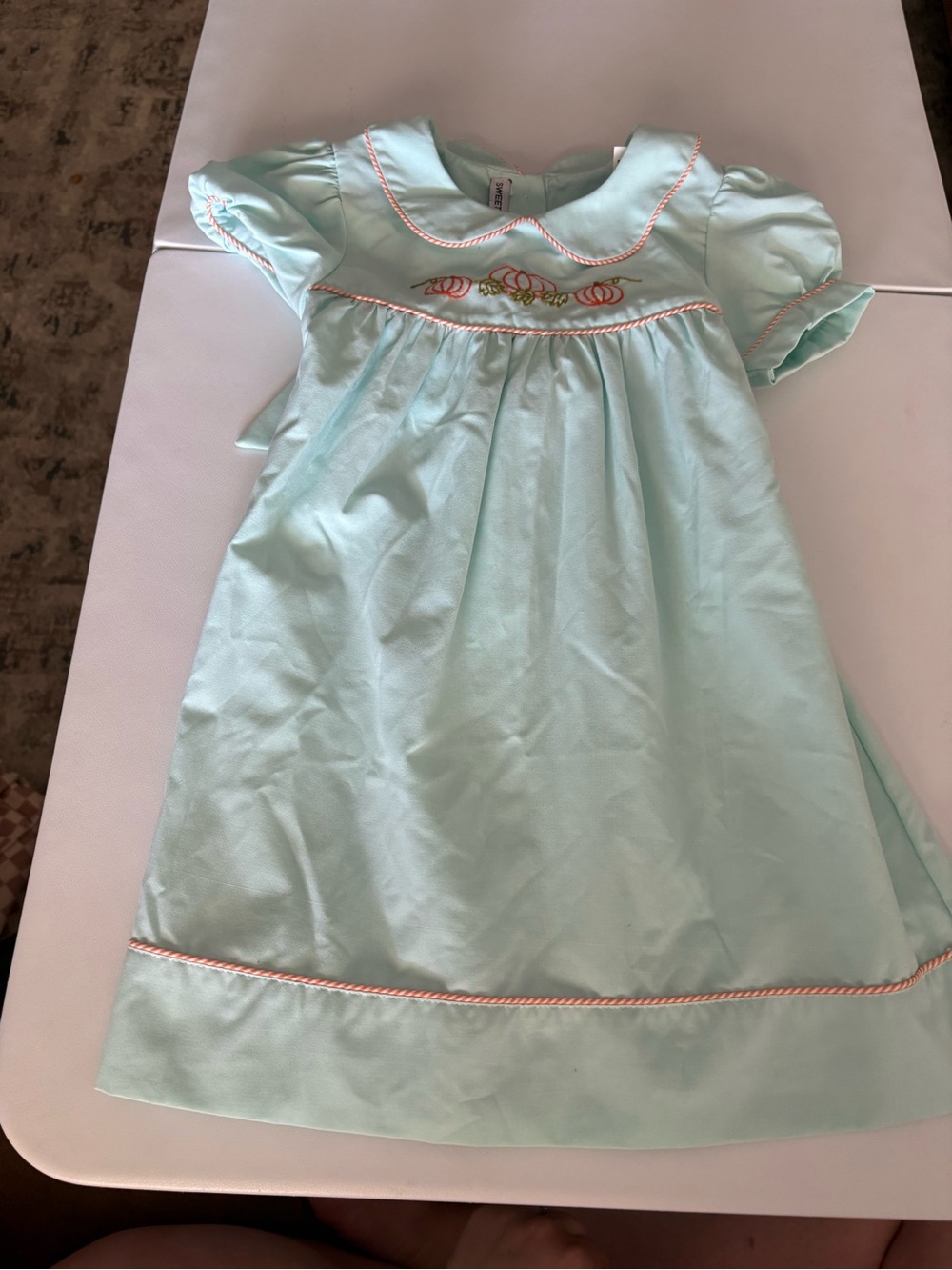 Embroidered Pumpkin Dress // 4